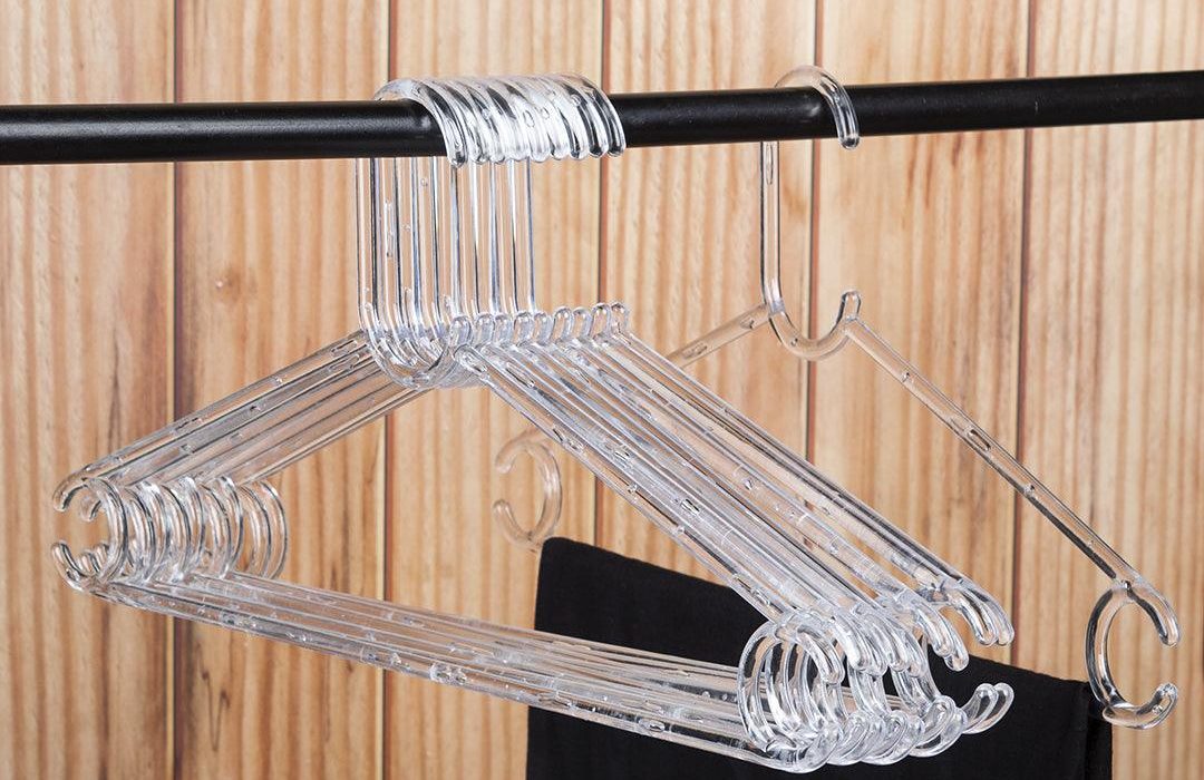 Practical Closet Organization: Plastic Clothes Hangers for Everyone